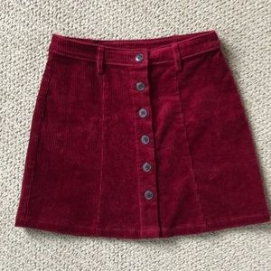 Women’s forever 21 corduroy skirt